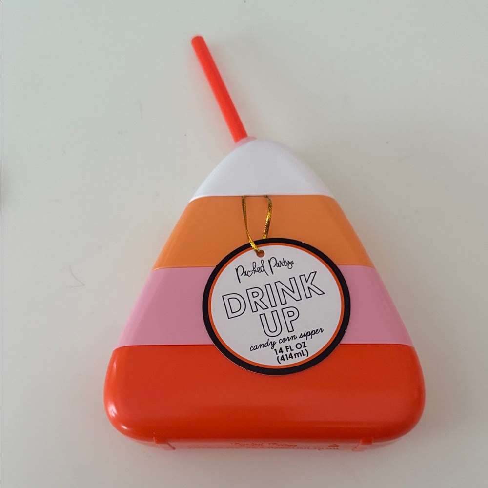 Packed Party Candy Corn Drink Tumbler